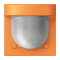 Jung HOME Bewegungsmelder 2,20 m, Serie LS, orange clair BTLC17182225