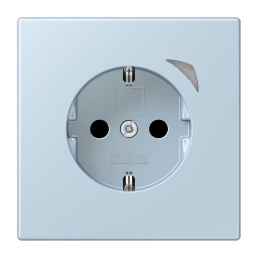 Jung HOME SCHUKO® Steckdose, 16 A 250 V ~, Schraubklemmen, mit Funktionsanzeige, SAFETY+, Thermoplast lackiert BTLC1521S208
