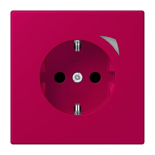 Jung HOME SCHUKO® Steckdose, 16 A 250 V ~, Schraubklemmen, mit Funktionsanzeige, SAFETY+, Thermoplast lackiert BTLC1521S230