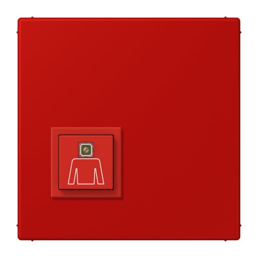 Jung Notrufsystem Ruftaster, Serie LS, rouge vermillon 31 NRSLC0834RT227