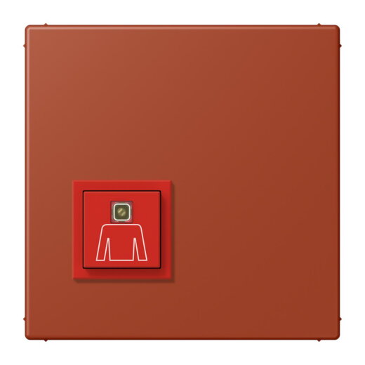 Jung Notrufsystem Ruftaster, Serie LS, locre rouge NRSLC0834RT232