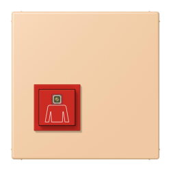 Jung Notrufsystem Ruftaster, Serie LS, terre sienne...