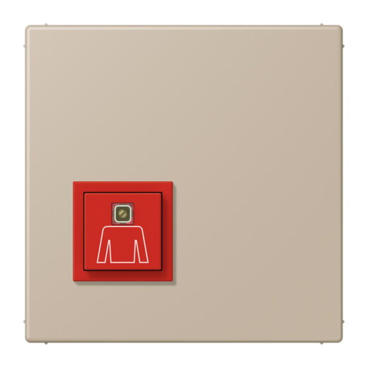 Jung Notrufsystem Ruftaster, Serie LS, ombre naturelle claire NRSLC0834RT243