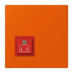 Jung Notrufsystem Ruftaster, Serie LS, orange vif...