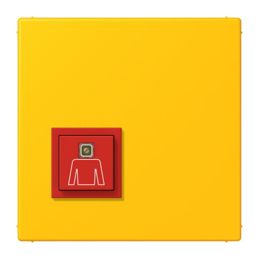 Jung Notrufsystem Ruftaster, Serie LS, le jaune vif NRSLC0834RT263