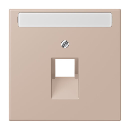 Jung Abdeckung für IAE/UAE-Anschlussdosen 1 x 8-polig, mit Schriftfeld, Thermoplast lackiert, Serie LS, ombre br?lée claire LC969-1NAUA240