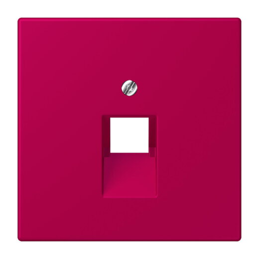 Jung Abdeckung für IAE/UAE-Anschlussdosen 1 x 8-polig, Thermoplast lackiert, Serie LS, rouge rubia LC969-1UA230