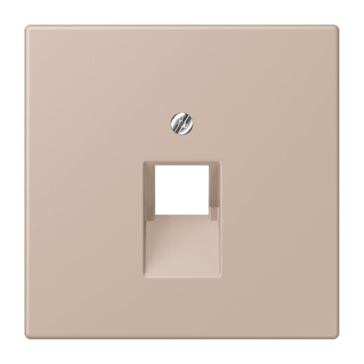 Jung Abdeckung für IAE/UAE-Anschlussdosen 1 x 8-polig, Thermoplast lackiert, Serie LS, ombre br?lée claire LC969-1UA240