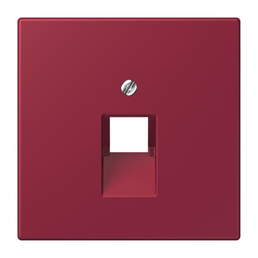 Jung Abdeckung für IAE/UAE-Anschlussdosen 1 x 8-polig, Thermoplast lackiert, Serie LS, le rubis LC969-1UA255