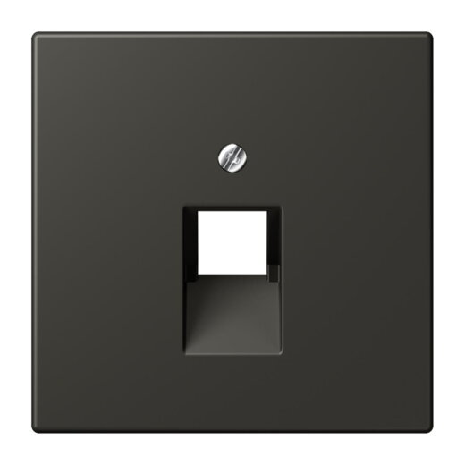 Jung Abdeckung für IAE/UAE-Anschlussdosen 1 x 8-polig, Thermoplast lackiert, Serie LS, ombre naturelle 59 LC969-1UA259