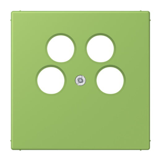 Jung Abdeckung für 4-Loch SAT-TV-Steckdose (Ankaro), Thermoplast, Serie LS, vert 31 LC990-4SAT2220