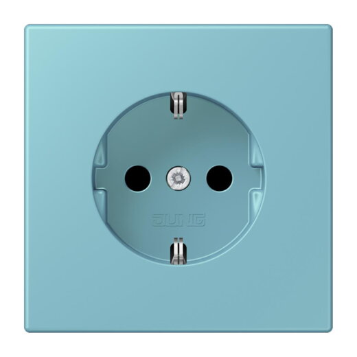 Jung SCHUKO Steckdose, 16 A 250 V ~, Serie LS, céruléen moyen LC1520213