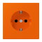 Jung SCHUKO Steckdose, 16 A 250 V ~, Serie LS, orange LC1520224