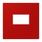 Jung Abdeckung für USB-Ladegerät, (gerastet), Serie LS, rouge vermillon 31 LC1969USB227
