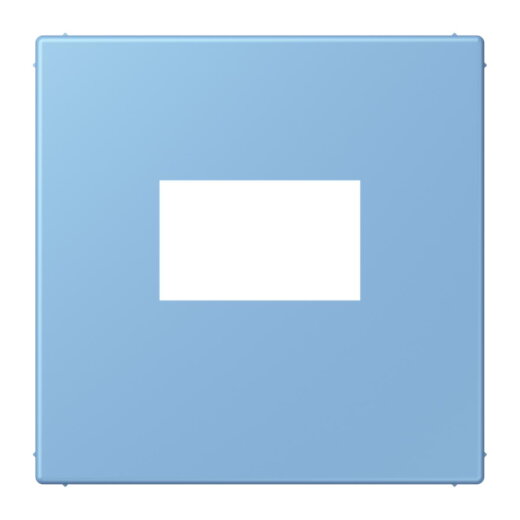 Jung Abdeckung für USB-Ladegerät, (gerastet), Serie LS, bleu céruléen 59 LC1969USB256