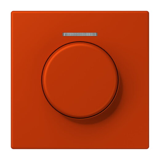 Jung Abdeckung mit Lichtleiter für KNX Drehsensor, Serie LS, rouge vermillon 59 LC1940KO5244