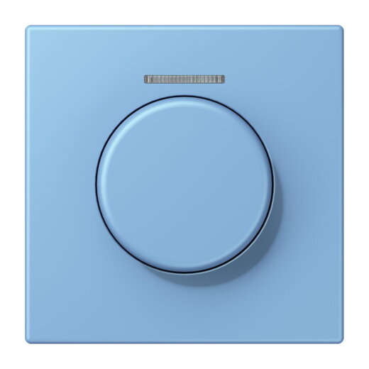 Jung Abdeckung mit Lichtleiter für KNX Drehsensor, Serie LS, bleu céruléen 59 LC1940KO5256