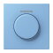 Jung Abdeckung mit Lichtleiter für KNX Drehsensor, Serie LS, bleu céruléen 59 LC1940KO5256