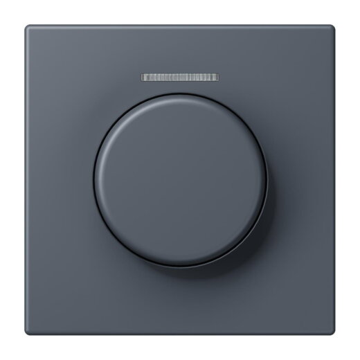 Jung Abdeckung mit Lichtleiter für KNX Drehsensor, Serie LS, gris fonce 59 LC1940KO5262