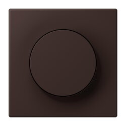 Jung Abdeckung mit Drehknopf, Serie LS, terre d?ombre...