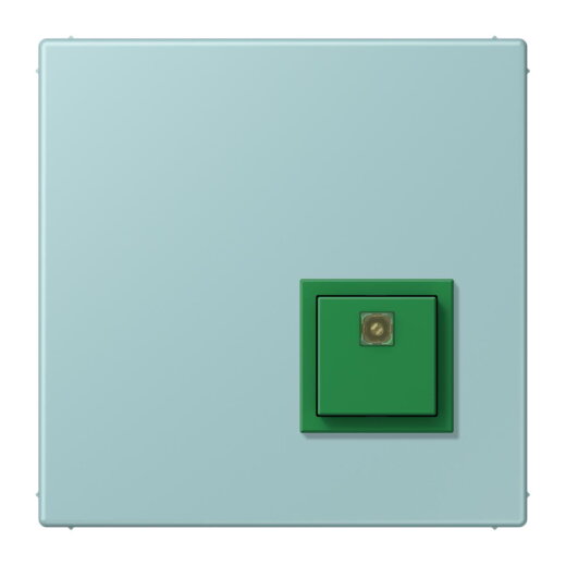 Jung Notrufsystem Abstelltaster, Serie LS, céruléen clair NRSLC0834AT214