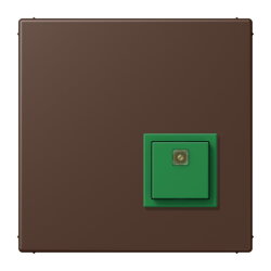 Jung Notrufsystem Abstelltaster, Serie LS, terre dombre...