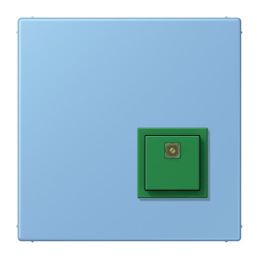 Jung Notrufsystem Abstelltaster, Serie LS, bleu céruléen 59 NRSLC0834AT256