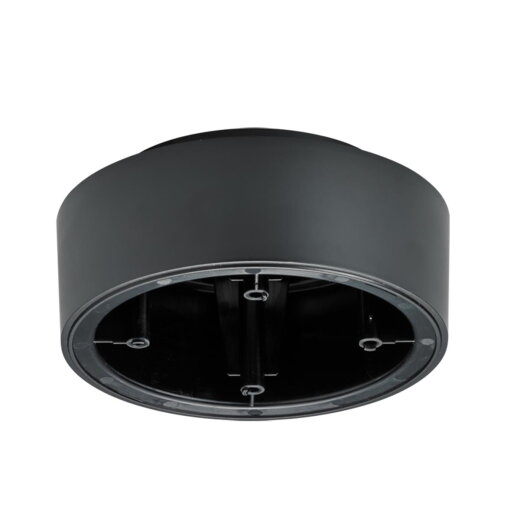 Jung Aufputz-Gehäuse, Durchmesser: 100 mm, Höhe 45 mm, schwarz PLBRSW