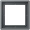 Jung Rahmen, 1-fach, LS 990, gris foncé 31 LC981202