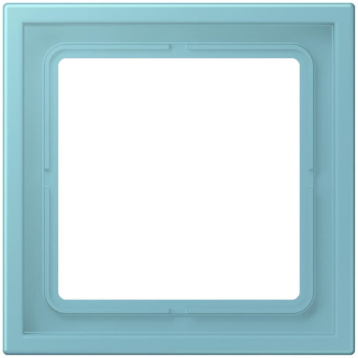 Jung Rahmen, 1-fach, LS ZERO, céruléen moyen LCZ981BF213