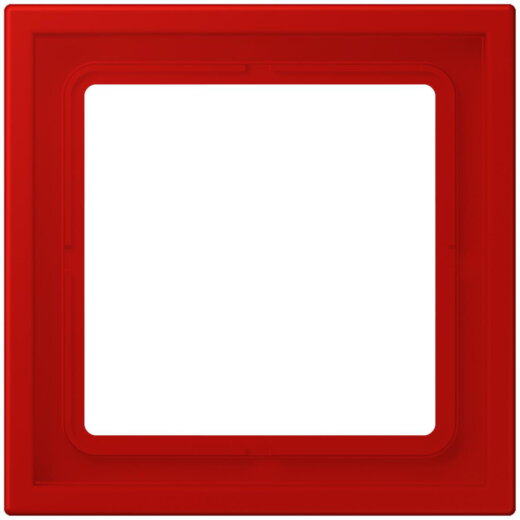 Jung Rahmen, 1-fach, LS ZERO, rouge vermillon 31 LCZ981BF227