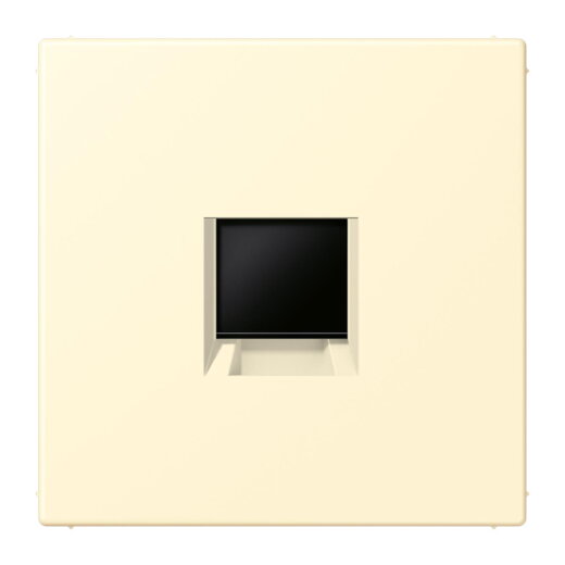 Jung Abdeckung (gerastet) für Modular-Jack-Steckbuchsen 1fach, Serie LS, blanc LC1969-1WE201