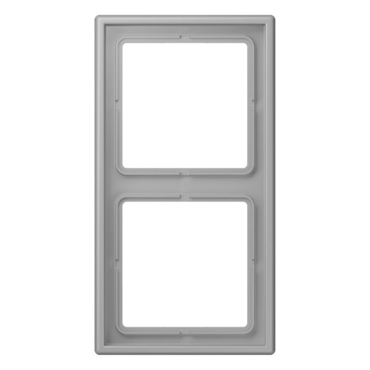 Jung Rahmen, 2-fach, LS 990, gris moyen LC982204