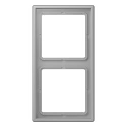 Jung Rahmen, 2-fach, LS 990, gris moyen LC982204
