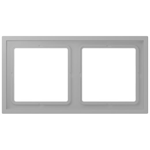 Jung Rahmen, 2-fach, LS ZERO, gris moyen LCZ982BF204