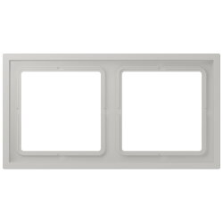 Jung Rahmen, 2-fach, LS ZERO, gris clair 31 LCZ982BF205