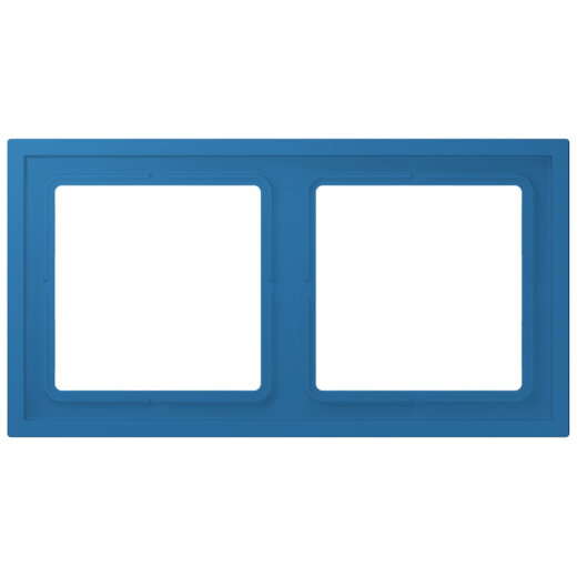 Jung Rahmen, 2-fach, LS ZERO, bleu céruléen 31 LCZ982BF211