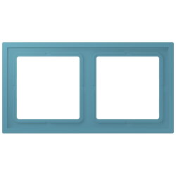 Jung Rahmen, 2-fach, LS ZERO, céruléen...