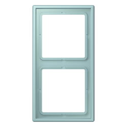 Jung Rahmen, 2-fach, LS 990, céruléen...