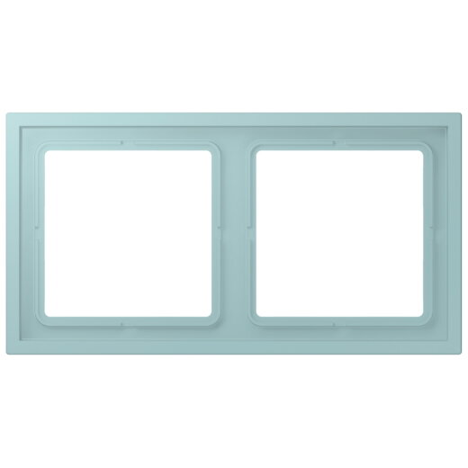 Jung Rahmen, 2-fach, LS ZERO, céruléen clair LCZ982BF214