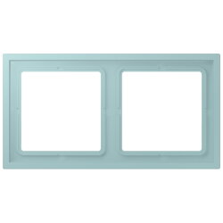 Jung Rahmen, 2-fach, LS ZERO, céruléen...