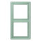 Jung Rahmen, 2-fach, LS 990, vert anglais clair LC982217