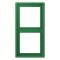 Jung Rahmen, 2-fach, LS 990, vert foncé LC982219