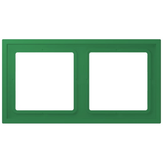 Jung Rahmen, 2-fach, LS ZERO, vert foncé LCZ982BF219