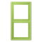 Jung Rahmen, 2-fach, LS 990, vert clair LC982221