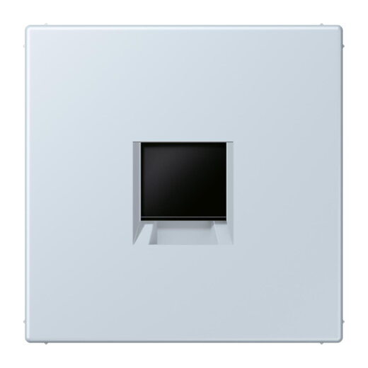 Jung Abdeckung (gerastet) für Modular-Jack-Steckbuchsen 1fach, Serie LS, outremer pale LC1969-1WE209