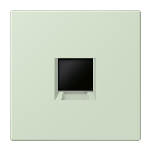 Jung Abdeckung (gerastet) für Modular-Jack-Steckbuchsen 1fach, Serie LS, vert anglâis pale LC1969-1WE218