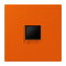 Jung Abdeckung (gerastet) für Modular-Jack-Steckbuchsen 1fach, Serie LS, orange vif LC1969-1WE260