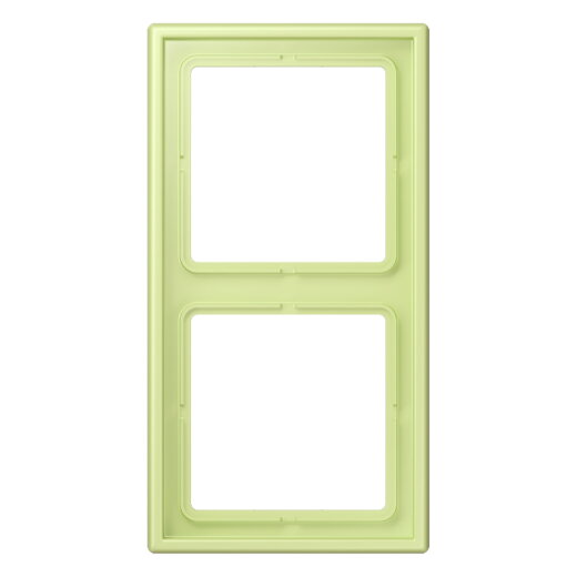 Jung Rahmen, 2-fach, LS 990, vert jaune clair LC982222