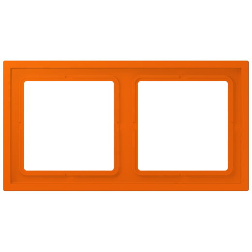 Jung Rahmen, 2-fach, LS ZERO, orange LCZ982BF224